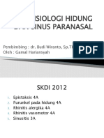 PATOFISIOLOGI HIDUNG DAN SINUS PARANASAL Gamal