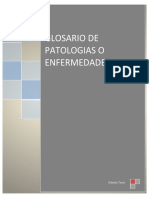 Glosario de patologías y enfermedades