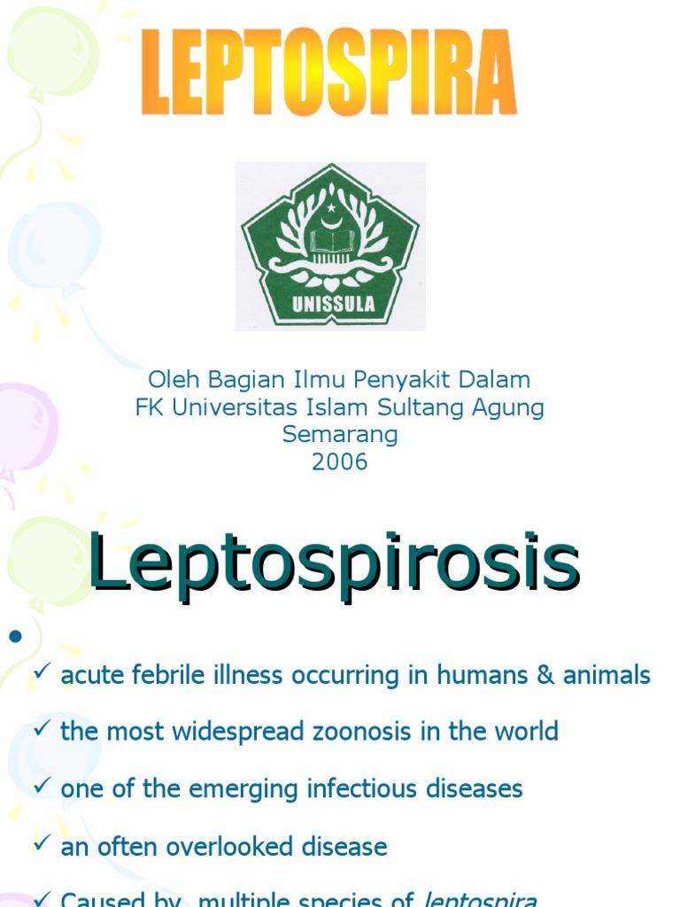 Leptospirosis: Anicteric vs Icteric Forms | PDF | Immunology | Health ...