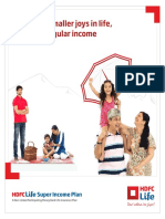 PP12201710734 HDFC Life Super Income Plan - Retail - Brochure PDF