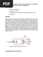 Over Current Relay