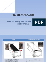 Problem Analysis Gate End Dump Tidak Terbuka Saat Dumping #TR1044