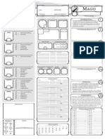 Ficha - Mago - Editável PDF