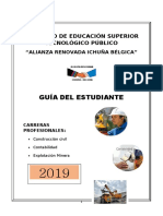 Guia Del Estudiante 2019. Iestp - Iestp Arib.