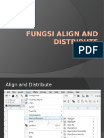 Fungsi Align and Distribute