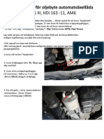 Instruktion Oljebyte Automatlåda AM6 - C5III
