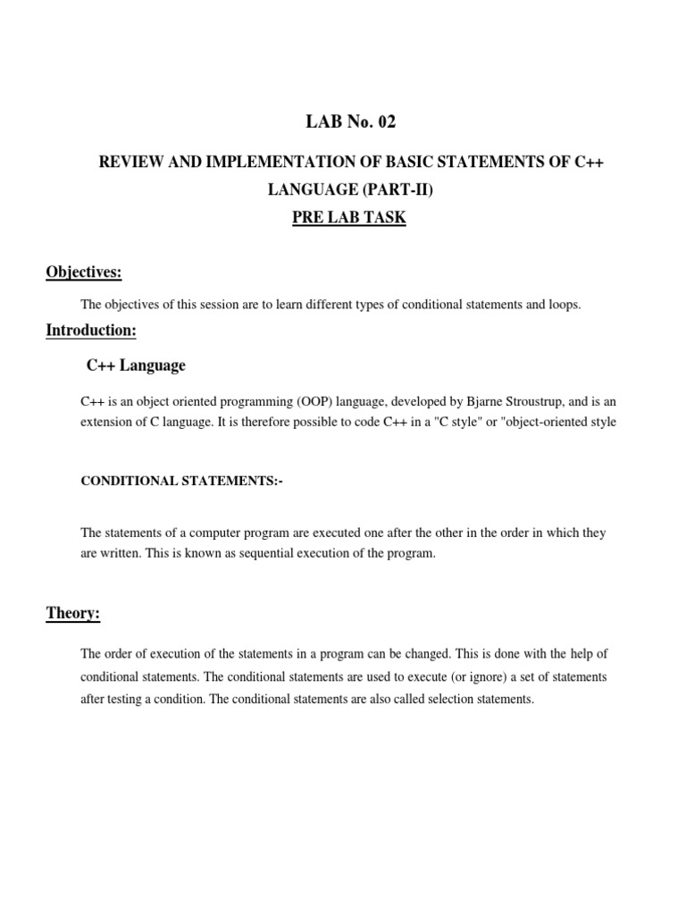 Conditional Statements and Loops in C++: Understanding Relational ...