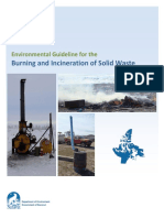 Guideline - Burning and Incineration of Solid Waste 2012 PDF