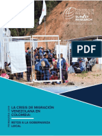 Crisis de Migración Venezolana en Colombia - IRI - 2019