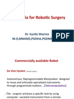 Anesthesia For Robotic Surgery - Final