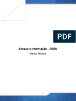 Acesso A Informação - JSON, Manual Tecnico