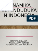 Dinamika Kependudukan Indonesia