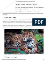 Los 10 Principales Delitos Contra La Fauna y La Flora en Todo El Mundo PDF