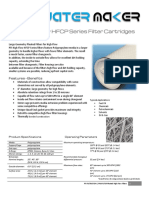 PFI Polypropylene High Flow HFCP Series Element Filter Cartridges