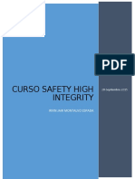 Curso Safety High Integrity