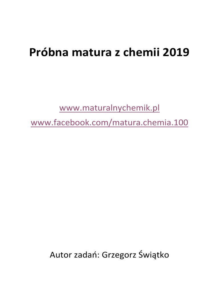 Próbna Matura Oke Poznań Styczeń 2017