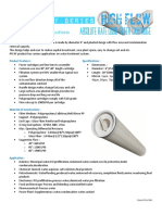 PFI CHFU High Flow Filter Cartridge Datasheet