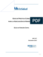 GPC Adecuacion de Hemodialsis Version Corta