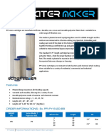 PFI PY Series Polyester Filter Cartridges