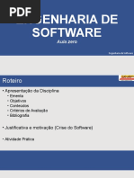 Engenharia de Software - Aula0 - UNIP