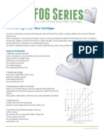 PFI HFO6 High Flow Filter Cartridges Data Sheet