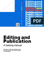 Editing and Publication - A Training Manual PDF