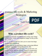 Product Life Cycle &amp; Marketing Strategies
