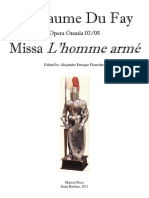 05 Du Fay Missa Lhomme Arme PDF