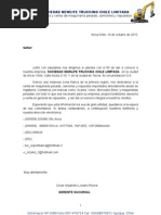 CARTA DE PRESENTACIÓN SERVICIOS PROFESIONALES INDEPENDIENTES