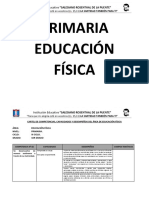 Malla Curricular Competencias Educación Física