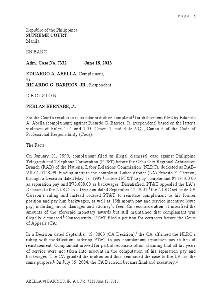 Lawyer Disbarment for Immorality | PDF | Lawyer | Disbarment