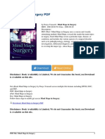Mind Maps in Surgery PDF by Pouya Youssefi