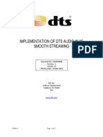 Implementation of DTS Audio in IIS Smooth Streaming