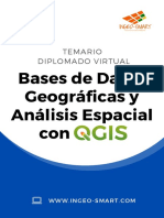 Temario DIPLOMADO VIRTUAL Bases de Datos Geográficas y Análisis Espacial Con QGIS PDF