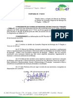 Portaria 17 - 2019 - Aprova Manual Do Bilogo Do Crbio 07