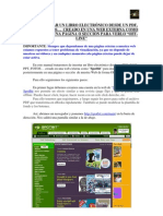 CÓMO INSERTAR UN LIBRO ELECTRÓNICO DESDE UN PDF