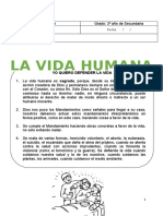 Tema 8 LA VIDA HUMANA