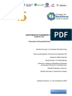 Protocolo Expociencias - Generador de Energia Electrica PDF