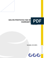 SOLVIS Warranty EN Rev2.2 Limited Warranty 10yrs