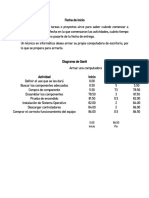 Diagrama de Gantt Como Reparar Una Computadora PDF