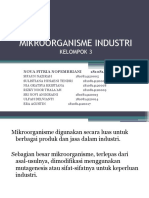 MIKROORGANISME INDUSTRI Kel 3-1