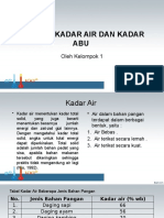 ANALISA KADAR AIR DAN ABU