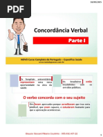 CONCORDÂNCIA VERBAL