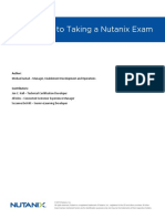 Users Guide To Taking A Nutanix Certification Exam