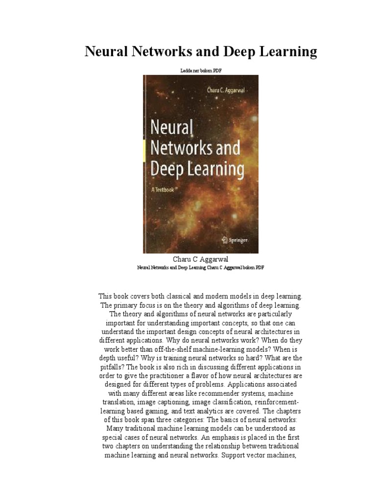 Neural Networks and Deep Learning | PDF | Deep Learning | Machine Learning