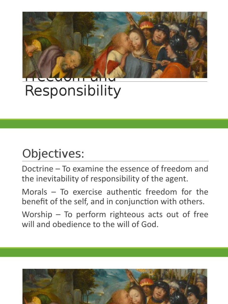 Freedom and Responsibility in Morality | PDF | Free Will | Good And Evil