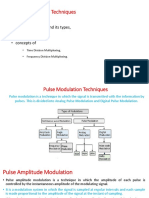 Pulse Modulation and Multiplexing Techniques PDF