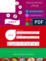 Alergi dan Jenis Hipersensitivitas Tubuh