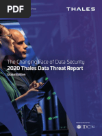 2020 Data Threat Report Global Edition Report