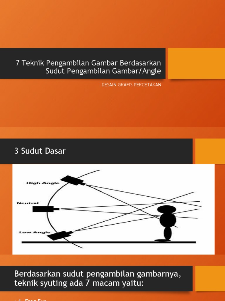 TEKNIK PENGAMBILAN GAMBAR BERDASARKAN SUDUT DAN UKURAN | PDF